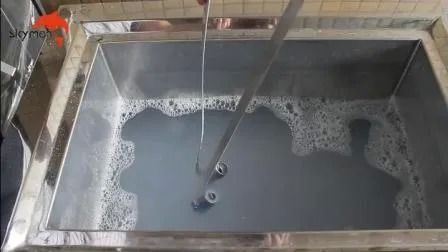 Thiết bị làm sạch bằng sóng siêu âm một bể có bộ gia nhiệt, công suất điều chỉnh, dùng trong công nghiệp