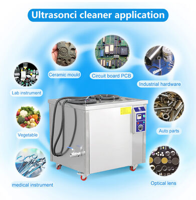 Máy lọc siêu âm 175L để làm sạch phụ kiện tàu và các bộ phận kim loại lớn