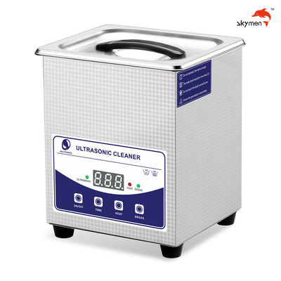SUS304 2L Đồ trang sức Bồn tắm siêu âm 60W Rổ siêu âm CE RoHS