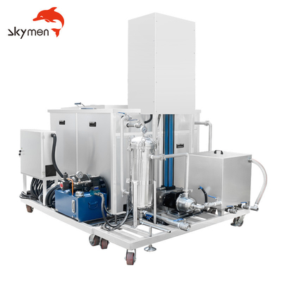 Máy làm sạch siêu âm công nghiệp Skymen 38L 600W với hệ thống lọc và nâng