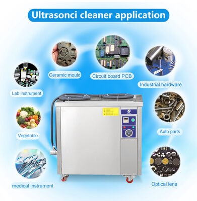 Máy rửa siêu âm công nghiệp Skymen 135L dùng để làm sạch phụ tùng, bộ phận phần cứng