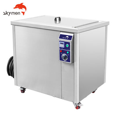 Máy rửa siêu âm công nghiệp Skymen 135L dùng để làm sạch phụ tùng, bộ phận phần cứng