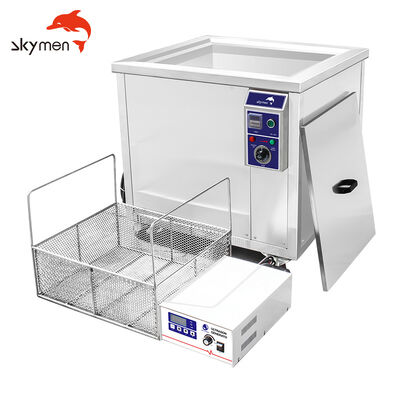 Máy rửa siêu âm công nghiệp Skymen 135L dùng để làm sạch phụ tùng, bộ phận phần cứng