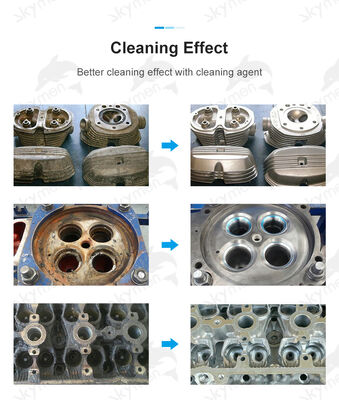 Skymen JP-120ST 38L Máy làm sạch siêu âm công nghiệp kỹ thuật số công suất cao với bể thép không gỉ cho DPF Filter Block