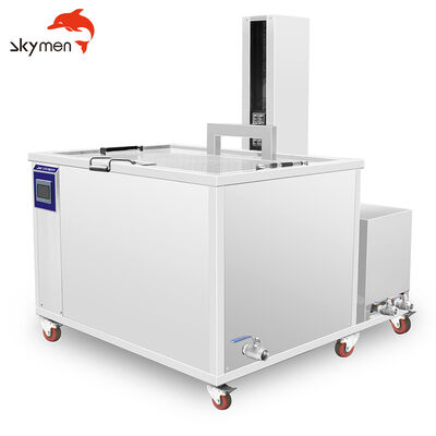 Máy làm sạch siêu âm tự động cho lốp với thang máy khí nén dễ vận hành