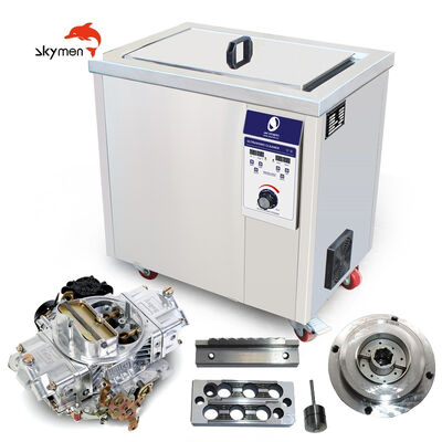 Skymen Jp-180st Máy làm sạch bằng sóng siêu âm công nghiệp bằng thép không gỉ, một bể, dung tích 53 L, dùng để làm sạch khối động cơ và phụ tùng ô tô