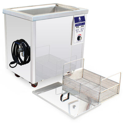 Skymen Jp-180st Máy làm sạch bằng sóng siêu âm công nghiệp bằng thép không gỉ, một bể, dung tích 53 L, dùng để làm sạch khối động cơ và phụ tùng ô tô