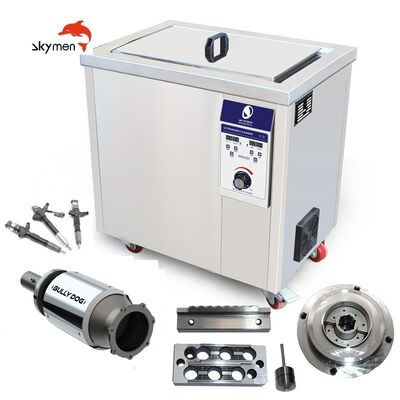 Skymen Jp-180st Máy làm sạch bằng sóng siêu âm công nghiệp bằng thép không gỉ, một bể, dung tích 53 L, dùng để làm sạch khối động cơ và phụ tùng ô tô