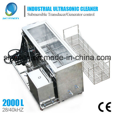 Skymen 28kHz 360L Máy rửa xi lanh động cơ bộ phận tuabin trục khuỷu