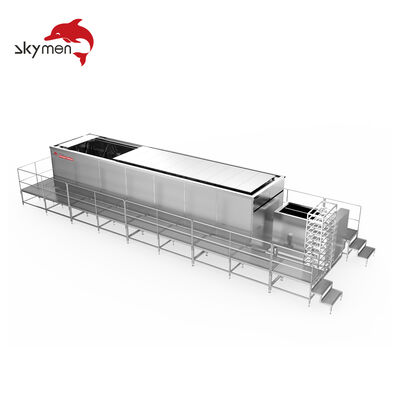 Máy làm sạch siêu âm công suất lớn cho máy trao đổi nhiệt công nghiệp, các gói ống và các thành phần hạng nặng