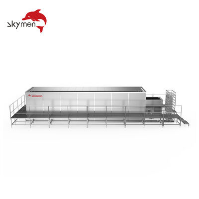Máy làm sạch siêu âm công suất lớn cho máy trao đổi nhiệt công nghiệp, các gói ống và các thành phần hạng nặng