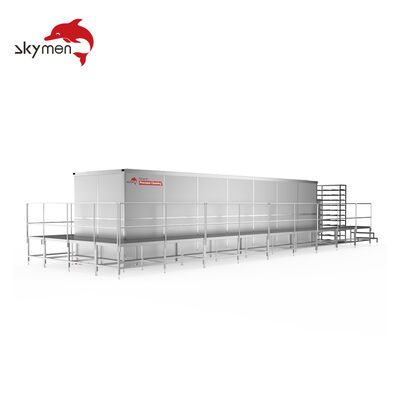 Máy làm sạch siêu âm công suất lớn cho máy trao đổi nhiệt công nghiệp, các gói ống và các thành phần hạng nặng