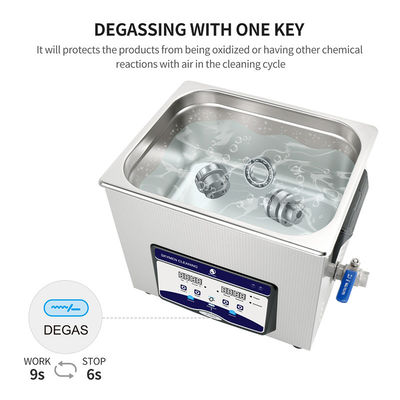 2.85 Gallon làm sạch siêu âm Mchine cho bảng mạch in với công suất sưởi 200w để loại bỏ nhựa