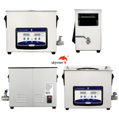 Máy làm sạch bằng sóng siêu âm Skymen cho miệng của hơi có giỏ 200W Máy làm nóng 1,72 Gallon