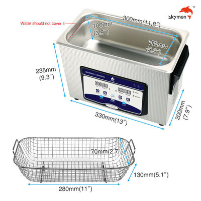 1.19 Gallon 200W làm sạch bằng sóng siêu âm cho các bộ phận của máy nén khí