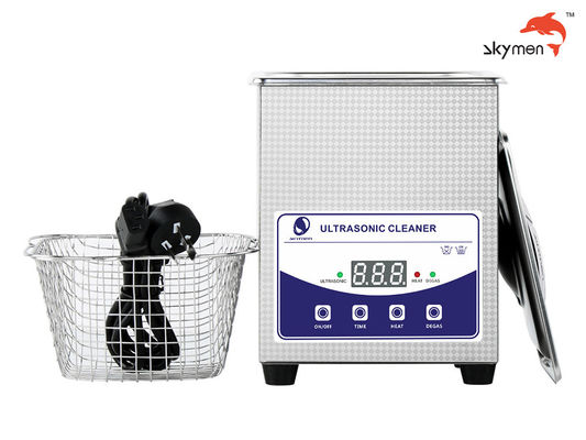 SUS304 2L Đồ trang sức Bồn tắm siêu âm 60W Rổ siêu âm CE RoHS