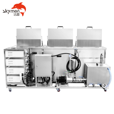 Máy làm sạch siêu âm ba bể SUS 53L 900W cho xi lanh động cơ