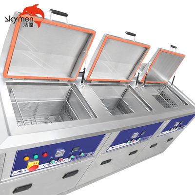 Máy làm sạch siêu âm ba bể SUS 53L 900W cho xi lanh động cơ