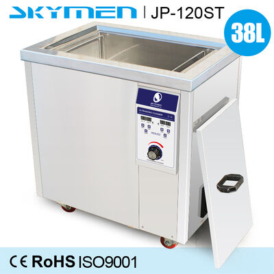 Skymen JP-120ST 38L Máy làm sạch siêu âm công nghiệp kỹ thuật số công suất cao với bể thép không gỉ cho DPF Filter Block