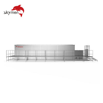 Máy làm sạch siêu âm công suất lớn cho máy trao đổi nhiệt công nghiệp, các gói ống và các thành phần hạng nặng