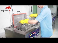 Máy giặt siêu âm công nghiệp AC 220V/380V 135L có chức năng súc rửa / lọc / sấy