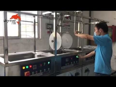 Skymen JTM-3024GH 77L 1200W Dpf Máy làm sạch siêu âm công nghiệp ba thùng Chuyển động ngang với Li