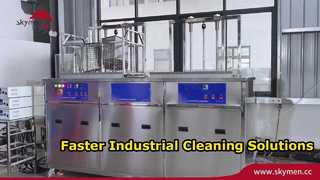 Máy làm sạch siêu âm hai giai đoạn có con lăn để làm sạch công nghiệp hiệu quả